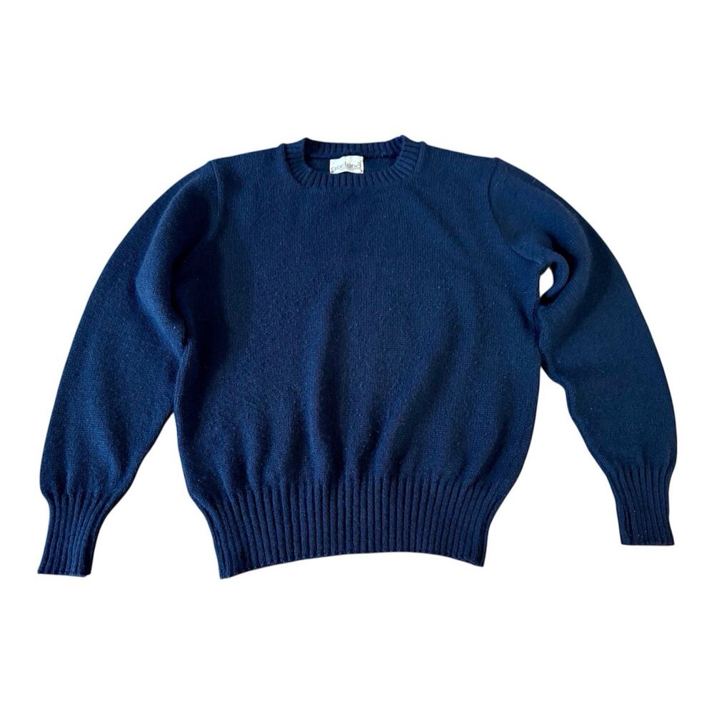 Vintage Garland Navy Crewneck Pullover Sweater Women’s, Size S/M